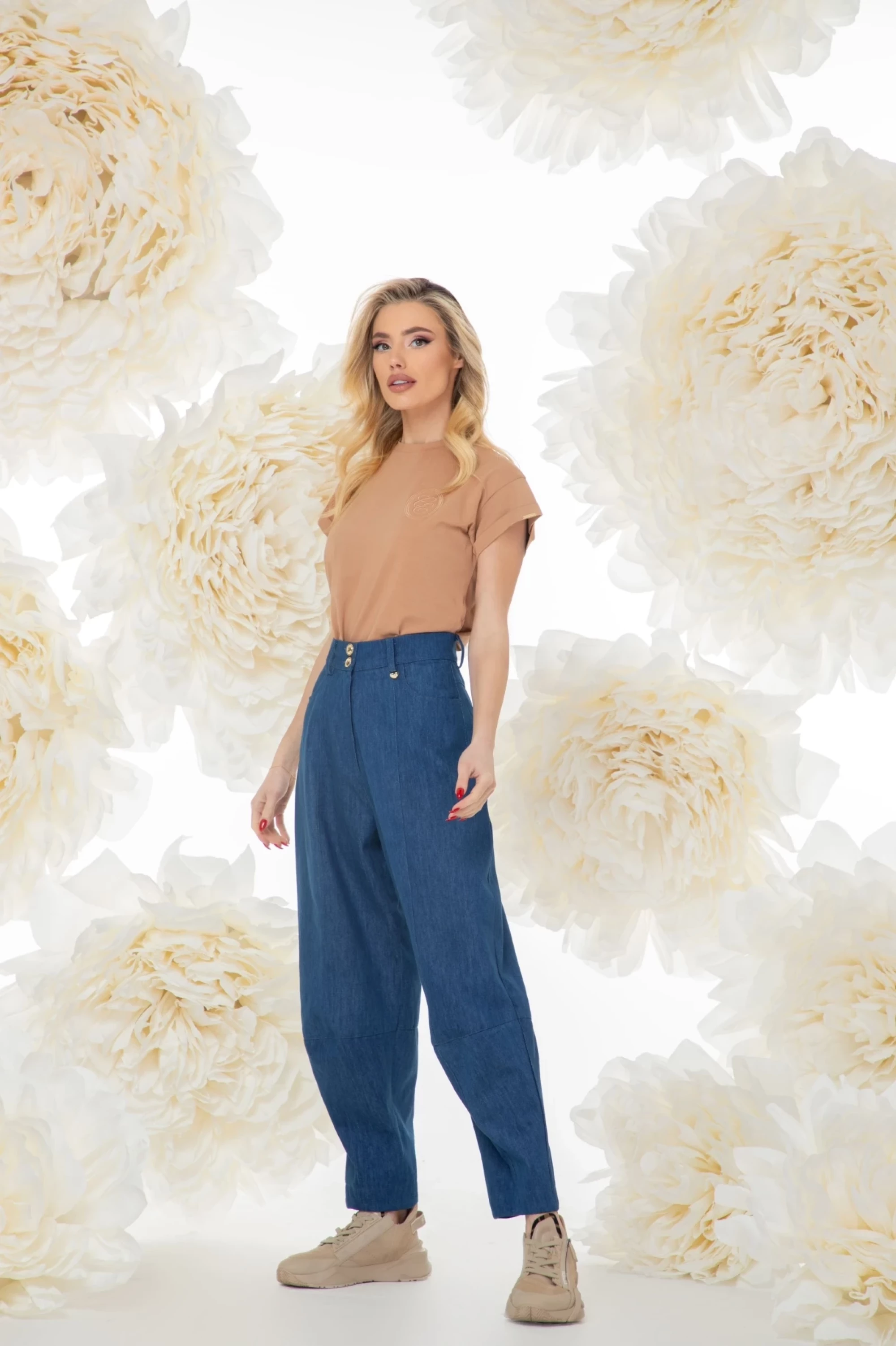 Thumbnail 4 of Дънков широк панталон "QUIET POWER"