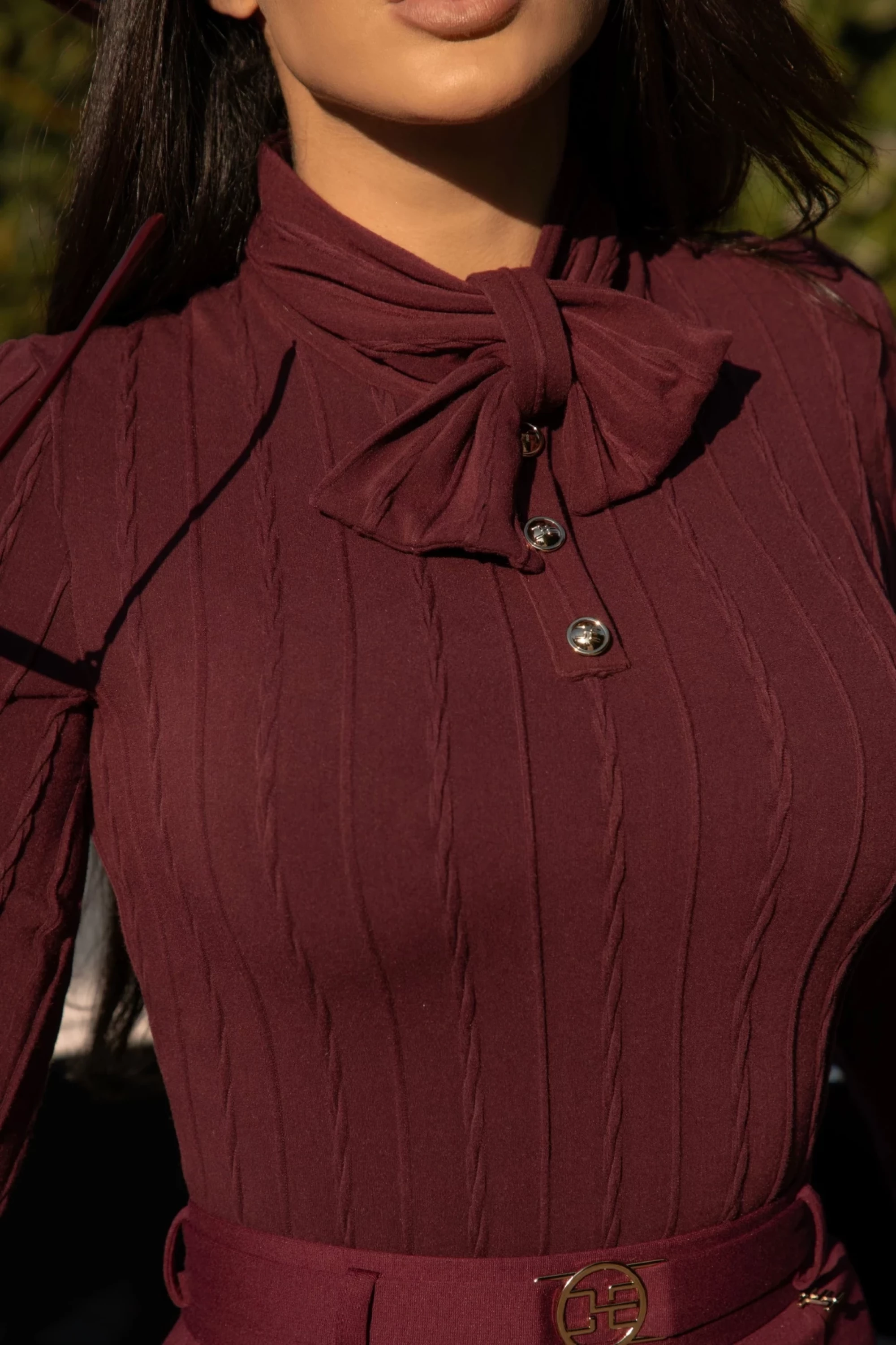 Thumbnail 4 of Блузка "BURGUNDY"