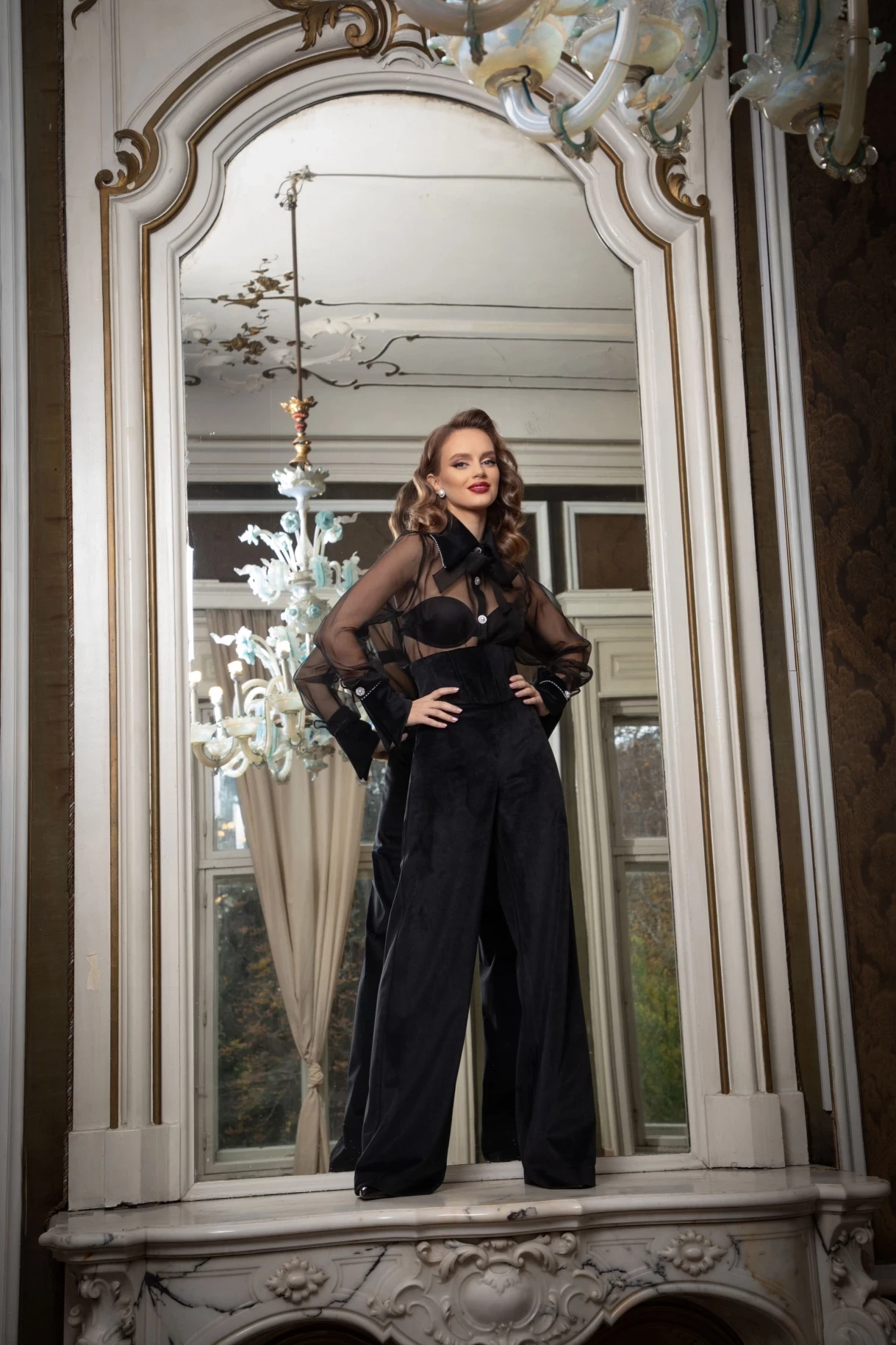 Thumbnail 7 of Риза от органза "CHIC DE NUIT"