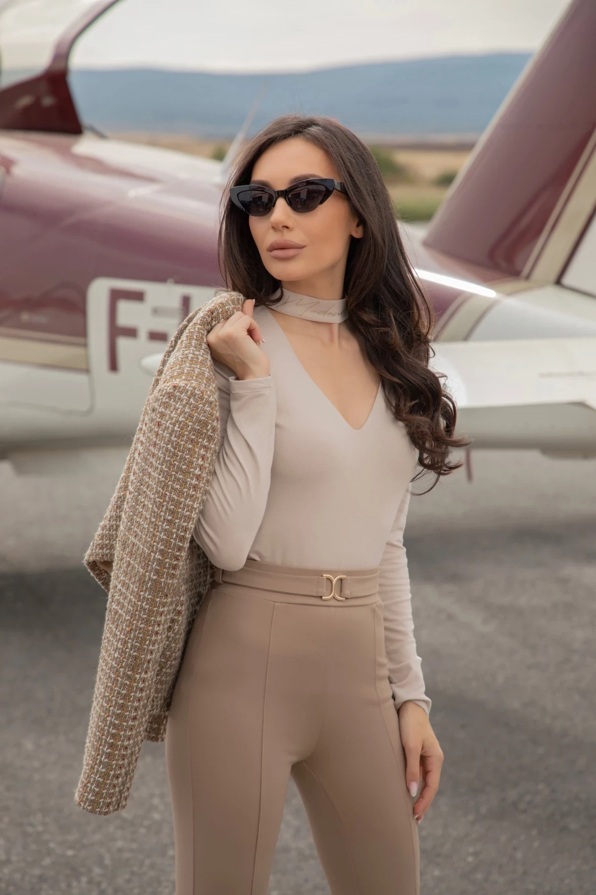 Thumbnail 3 of Бежова блузка "MADEMOISELLE'"