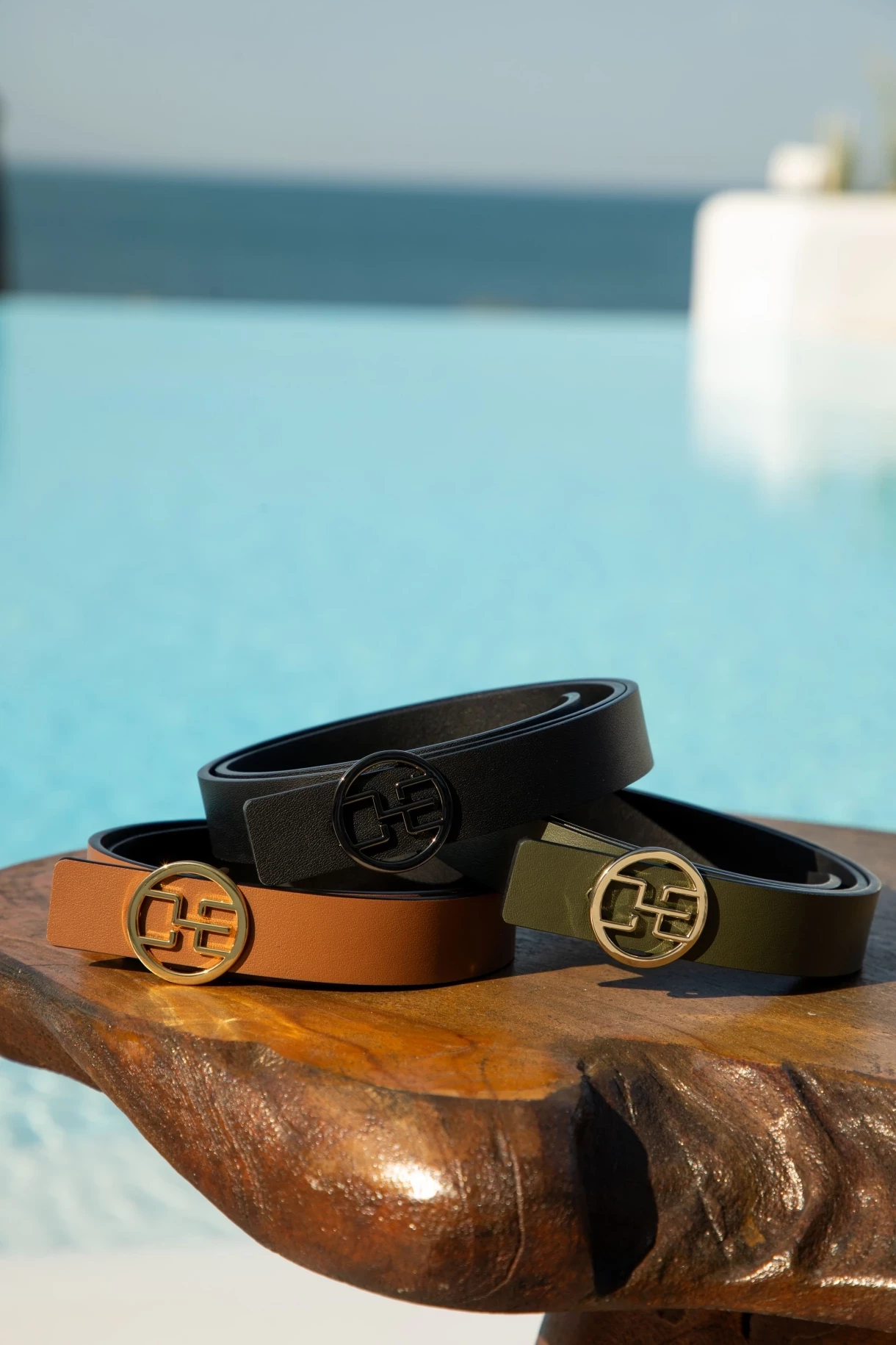 Thumbnail 5 of Черен колан с избор на тока от естествена кожа "BLACK CHRISTINE"