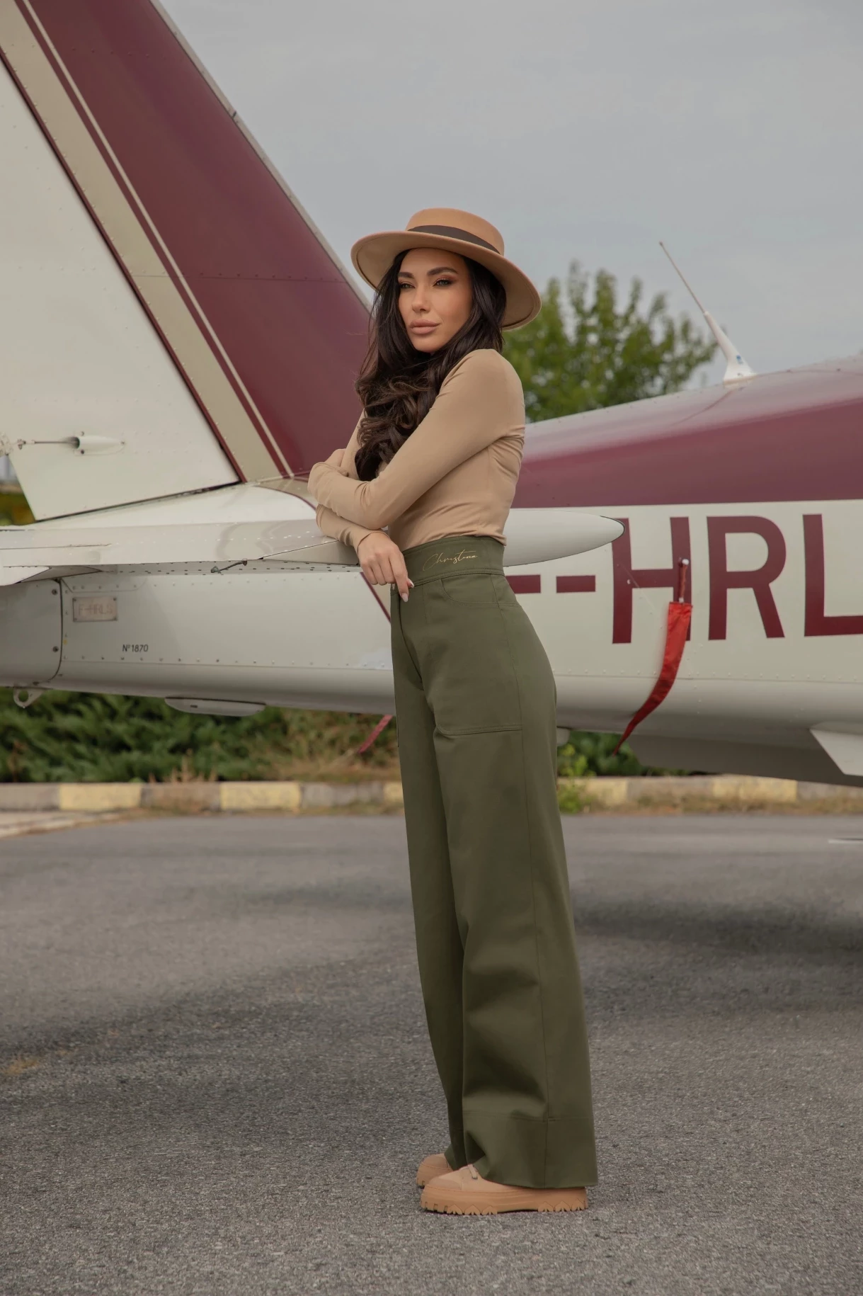 Thumbnail 2 of Зелен панталон "VOGUE"