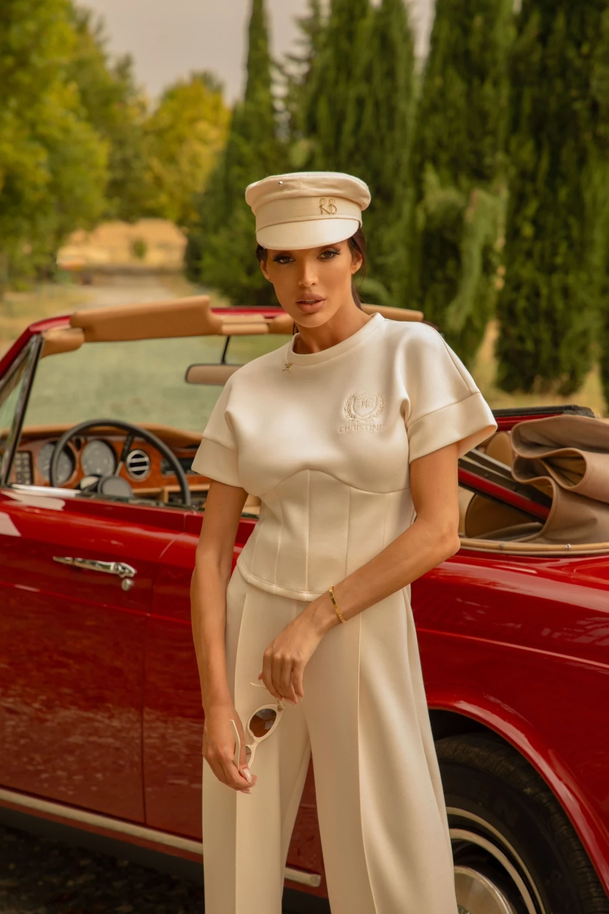 Thumbnail 3 of Спортно-елегантен сет в екрю "CINECITTÀ"