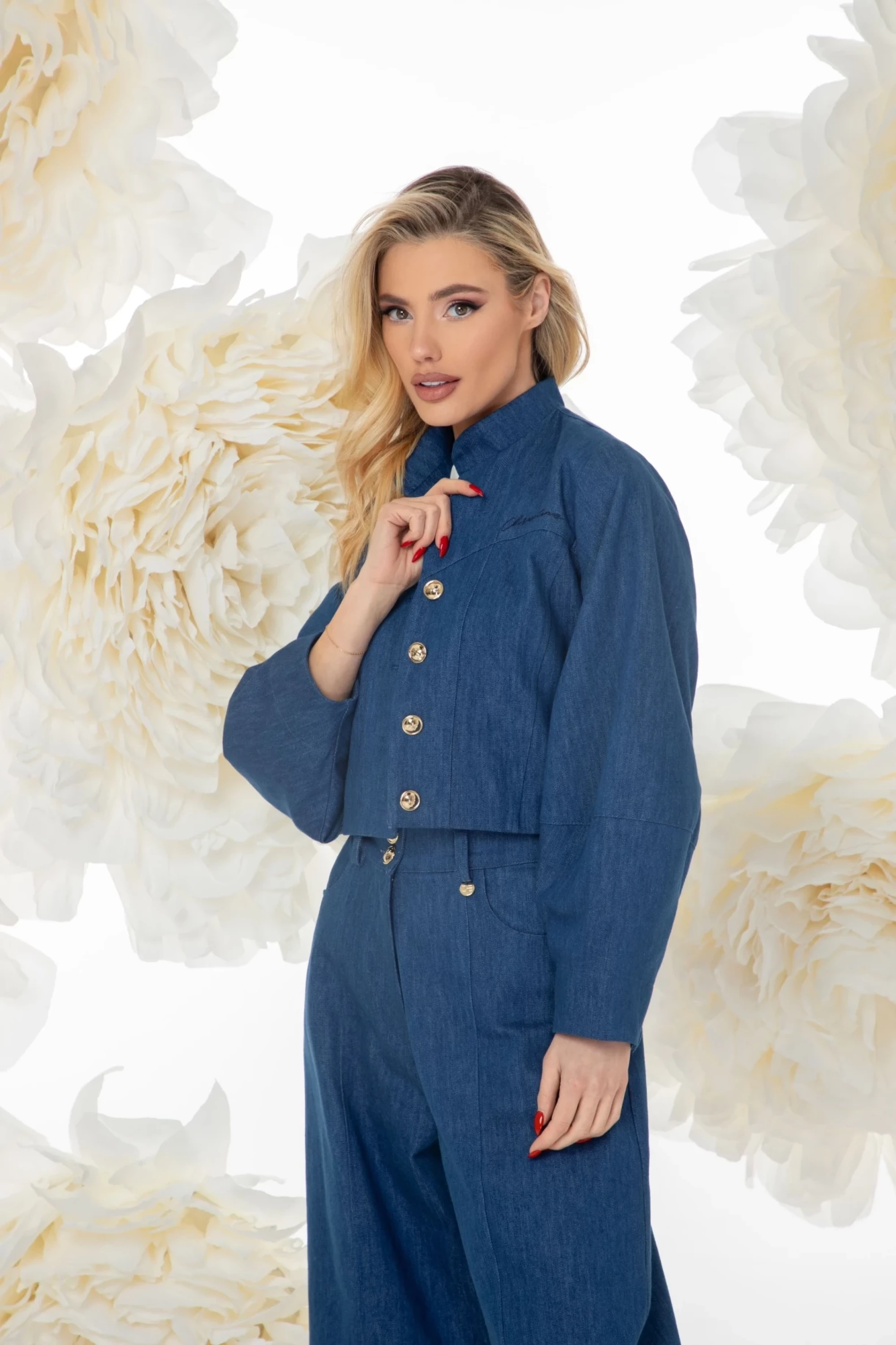 Thumbnail 8 of Дънков широк панталон "QUIET POWER"