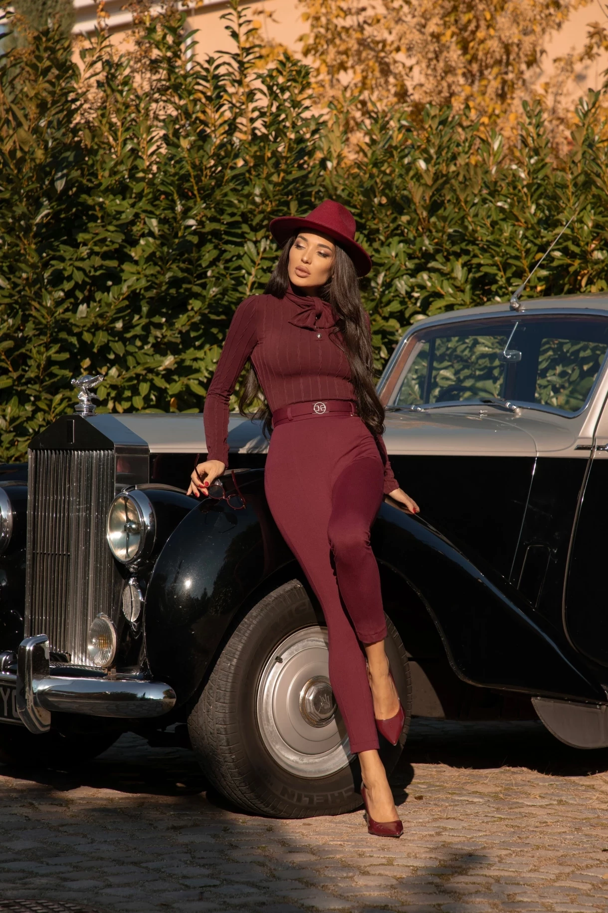 Thumbnail 3 of Блузка "BURGUNDY"