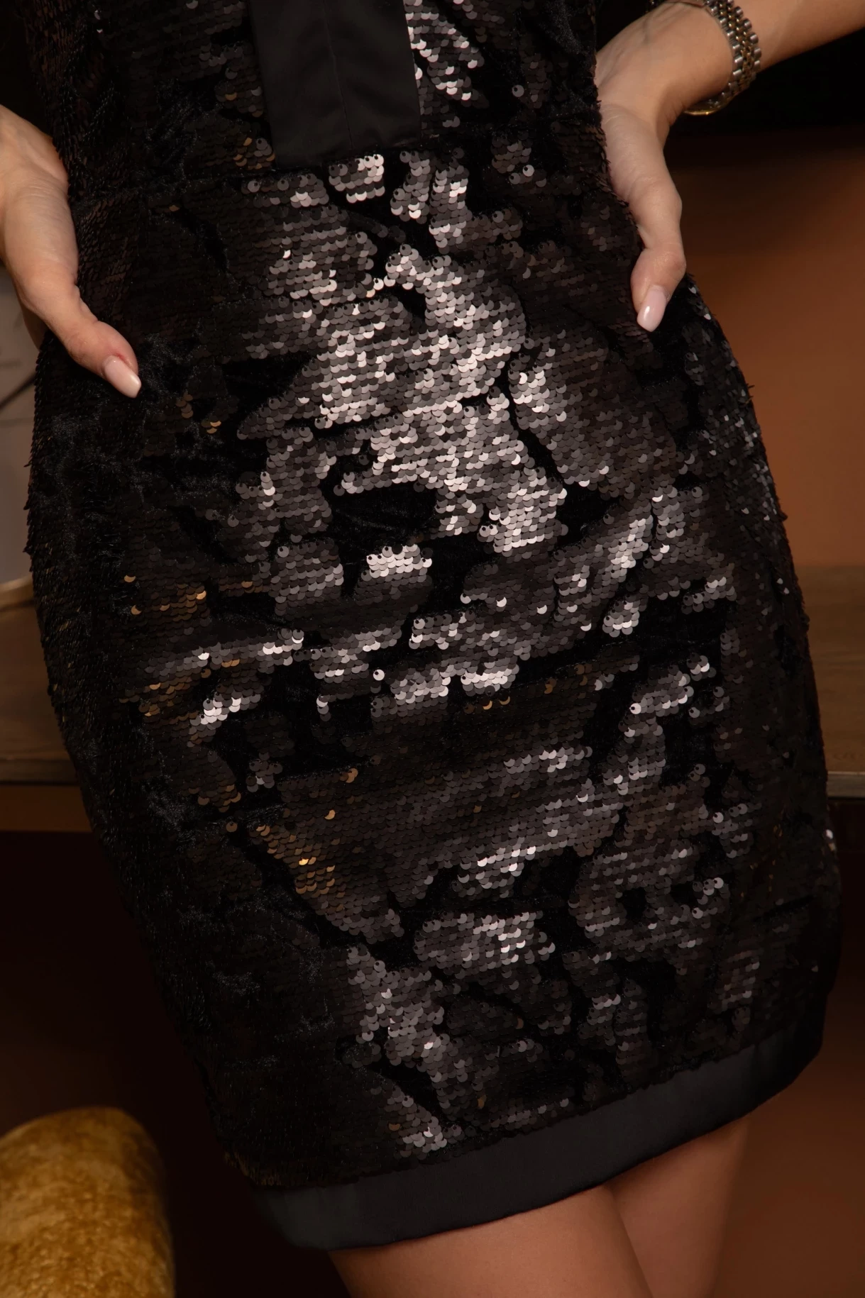 Thumbnail 5 of Черна рокля "MYSTIQUE"