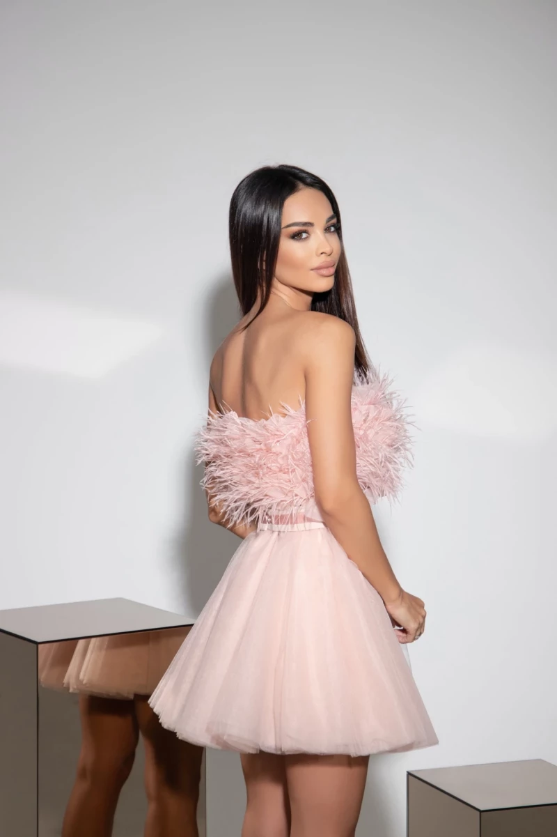 Thumbnail 3 of Рокля с пера "PINK ME"