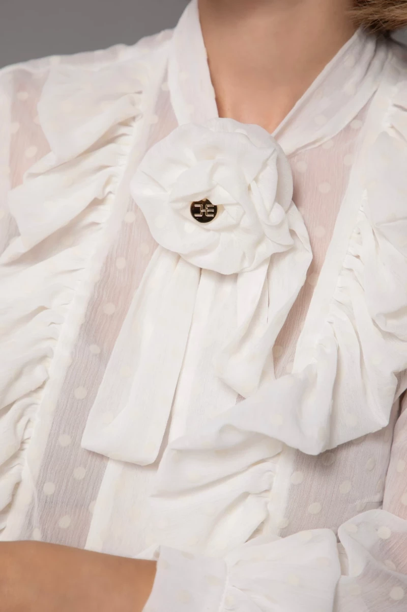 Thumbnail 4 of Рокля с ръчно изработена брошка "JOIE DE VIVRE"