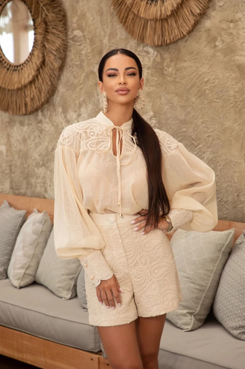 Thumbnail 1 of Къси панталонки "BEIGE BOHÈME"