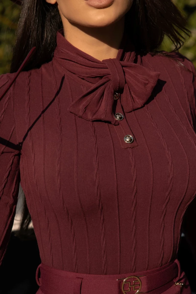 Thumbnail 4 of Блузка "BURGUNDY"