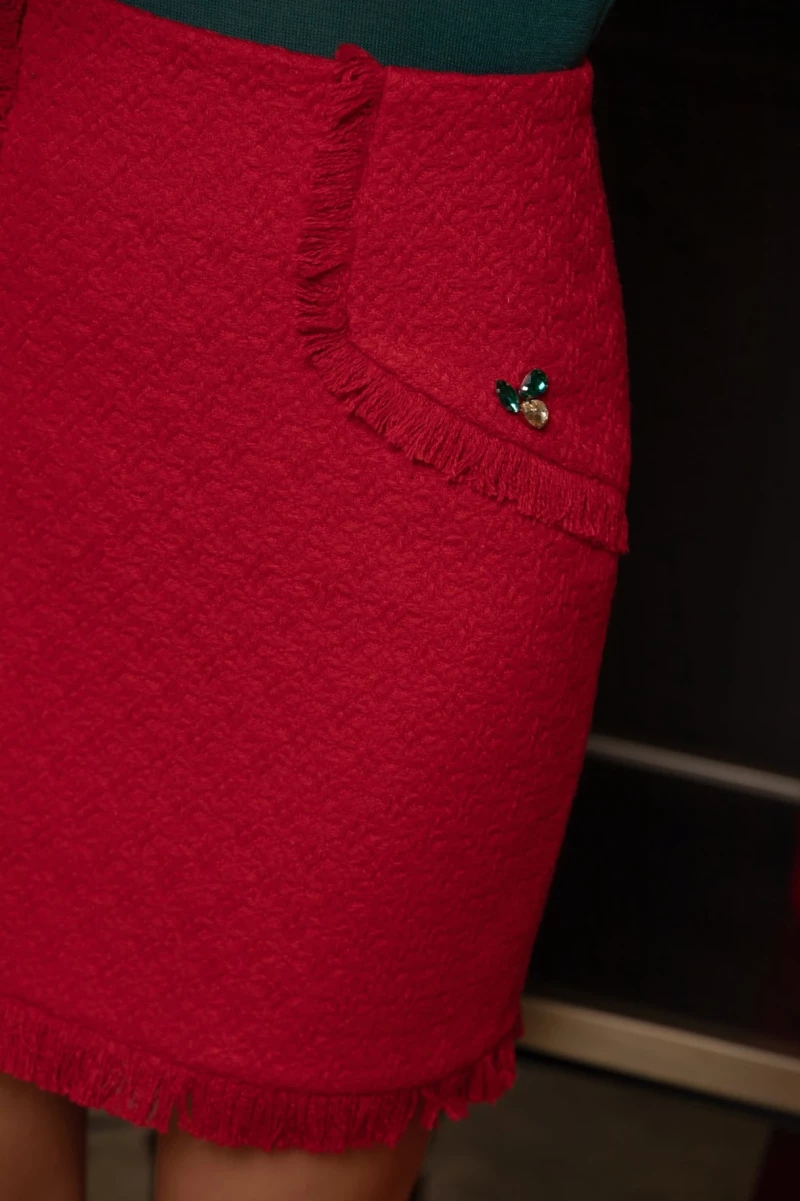 Thumbnail 1 of Пола от букле "SHINY RED"