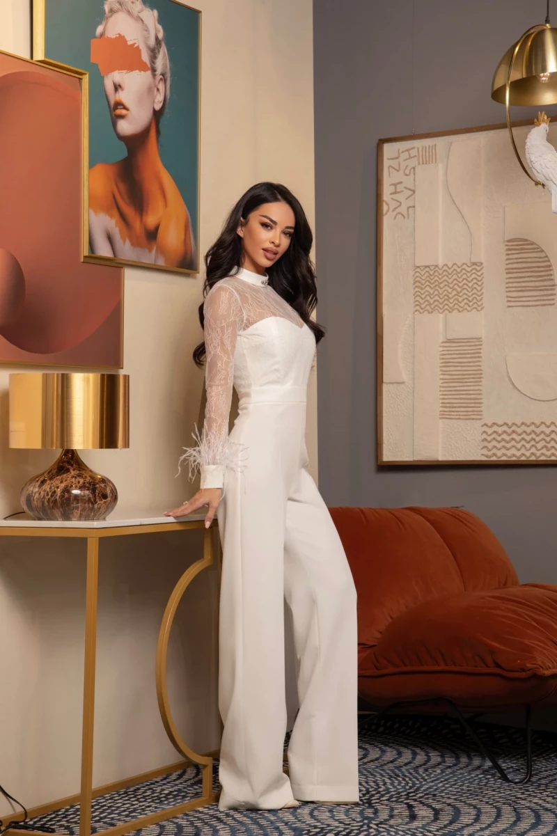 Thumbnail 6 of Бял гащеризон с пера "AMBER"