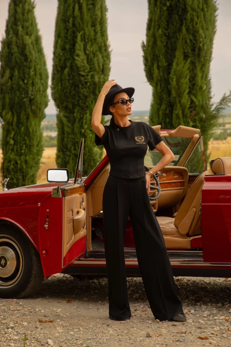 Thumbnail 1 of Спортно-елегантен сет в черно "CINECITTÀ"