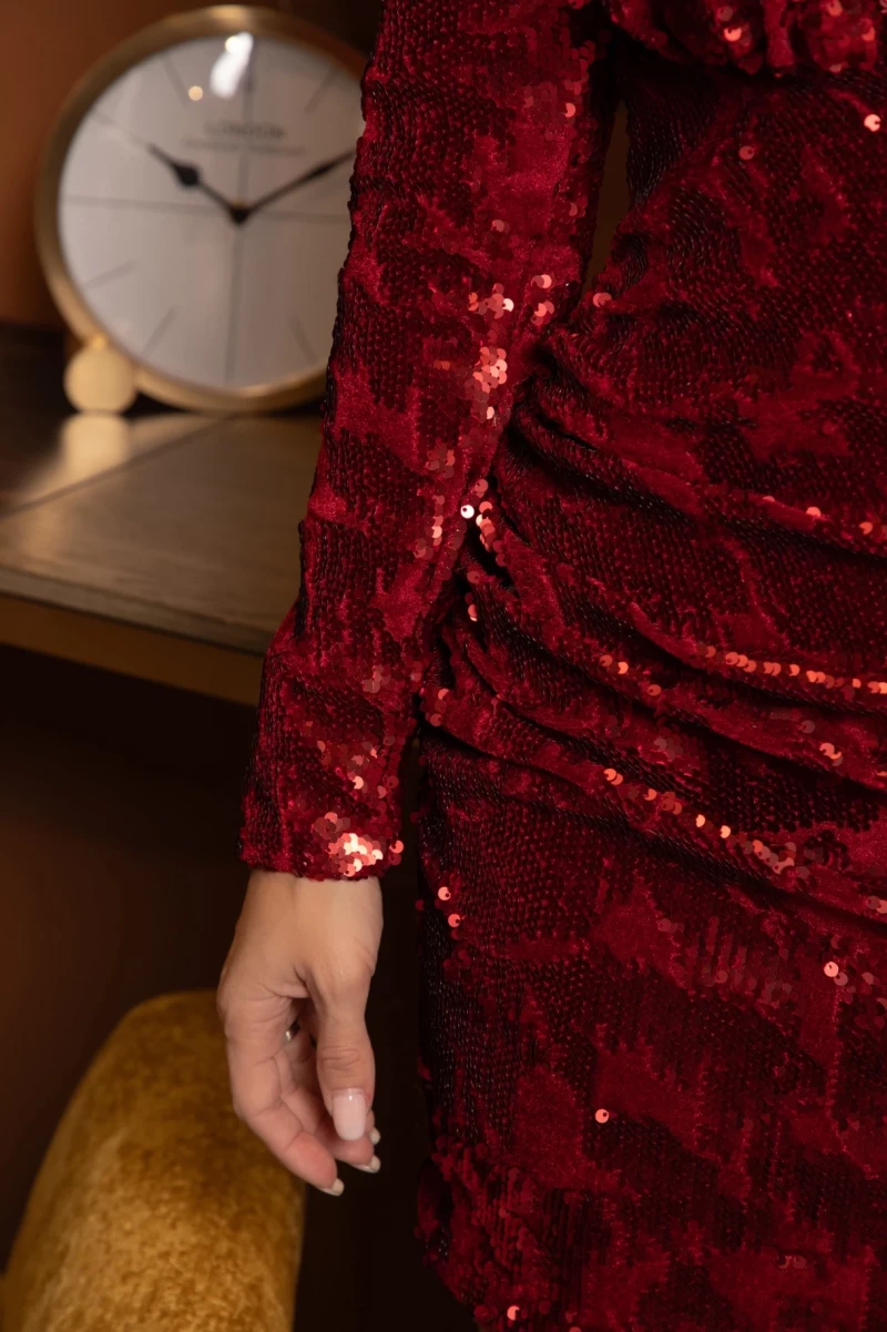 Thumbnail 2 of Червена рокля "MYSTIQUE"