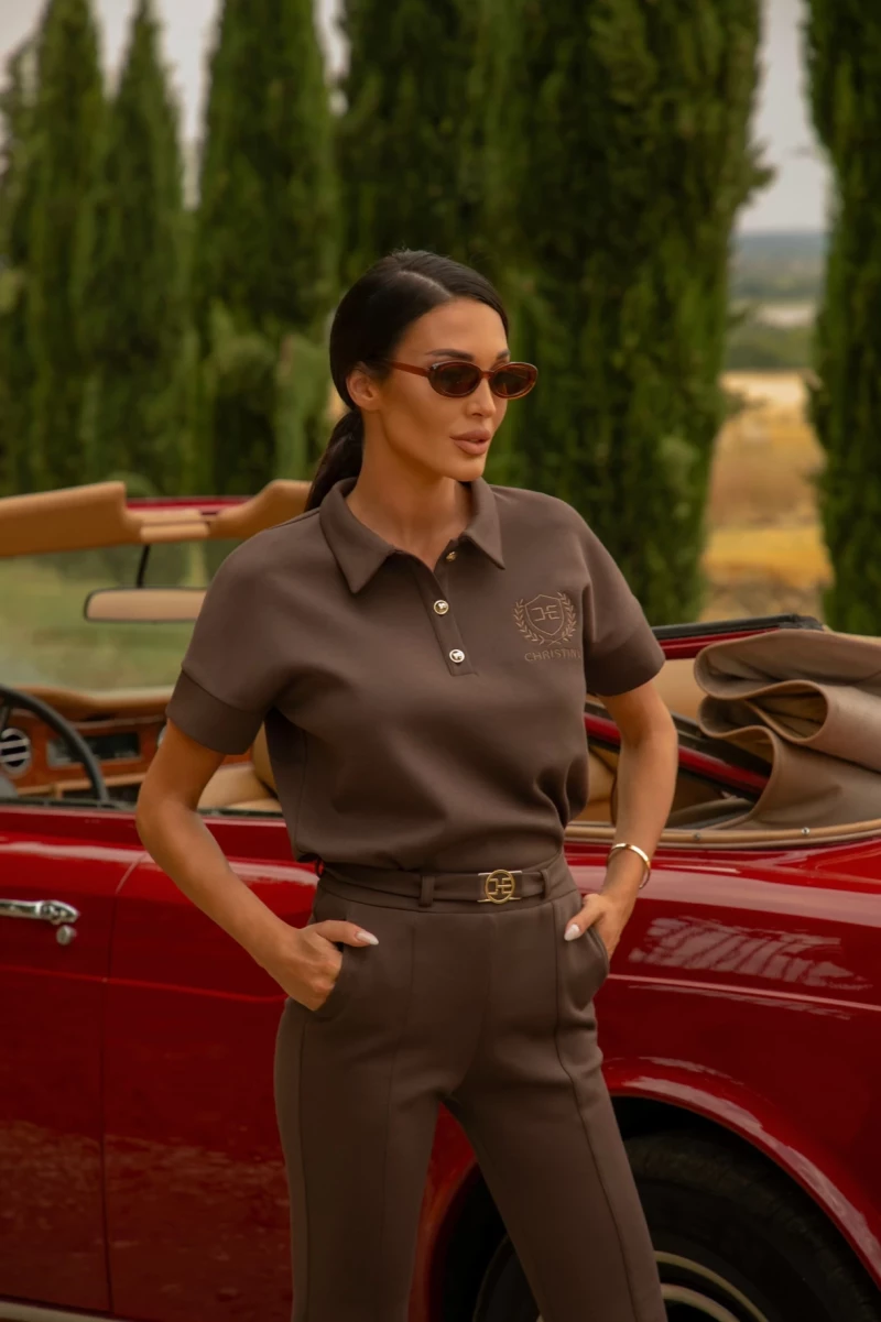 Thumbnail 2 of Кафяв спортно-елегантен сет "VIVA"