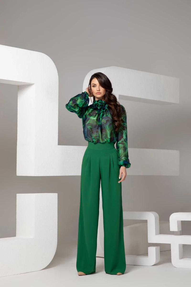 Thumbnail 3 of Риза от естествена коприна "GARDEN OF EDEN"