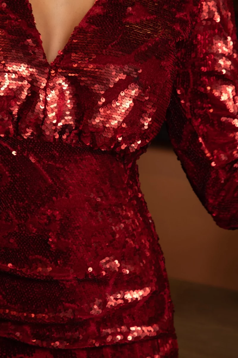 Thumbnail 1 of Червена рокля "MYSTIQUE"