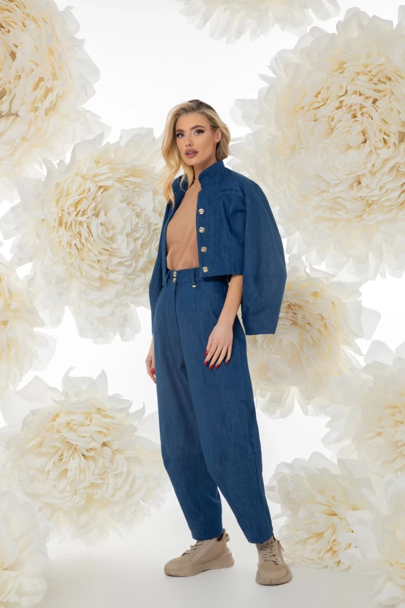 Thumbnail 7 of Дънков широк панталон "QUIET POWER"