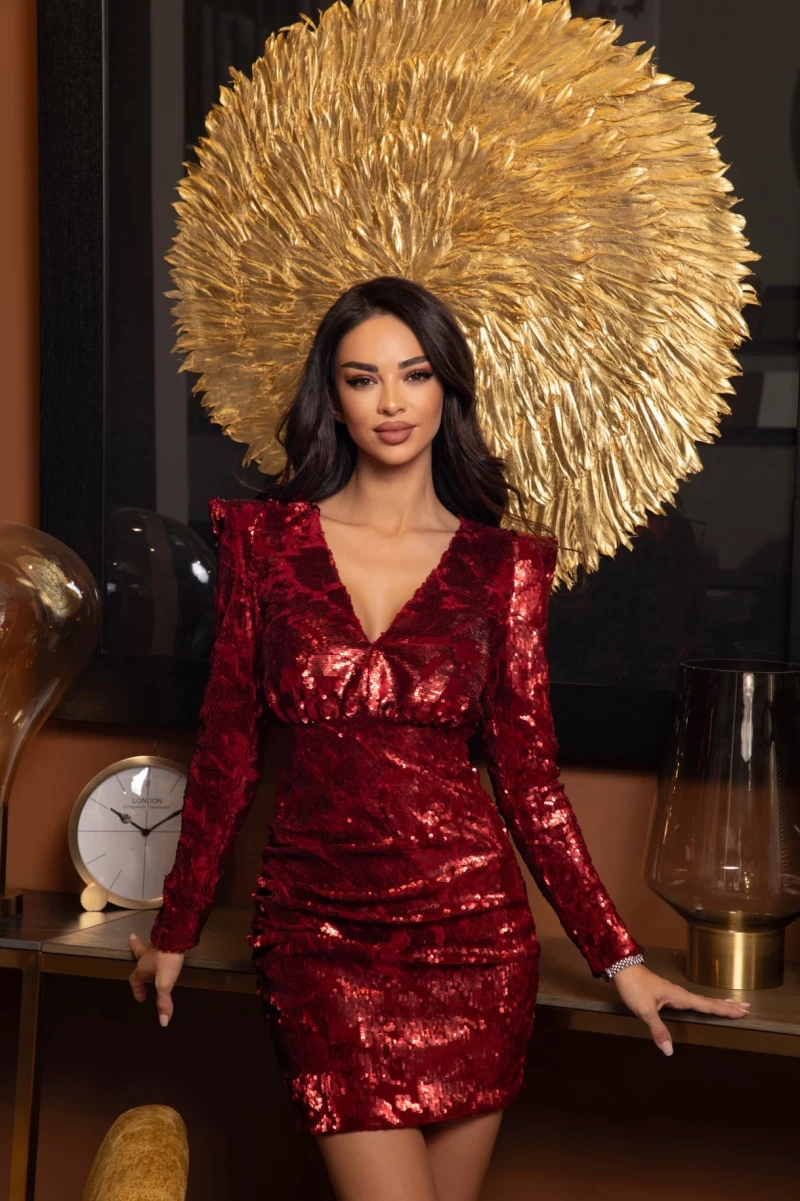 Thumbnail 6 of Червена рокля "MYSTIQUE"