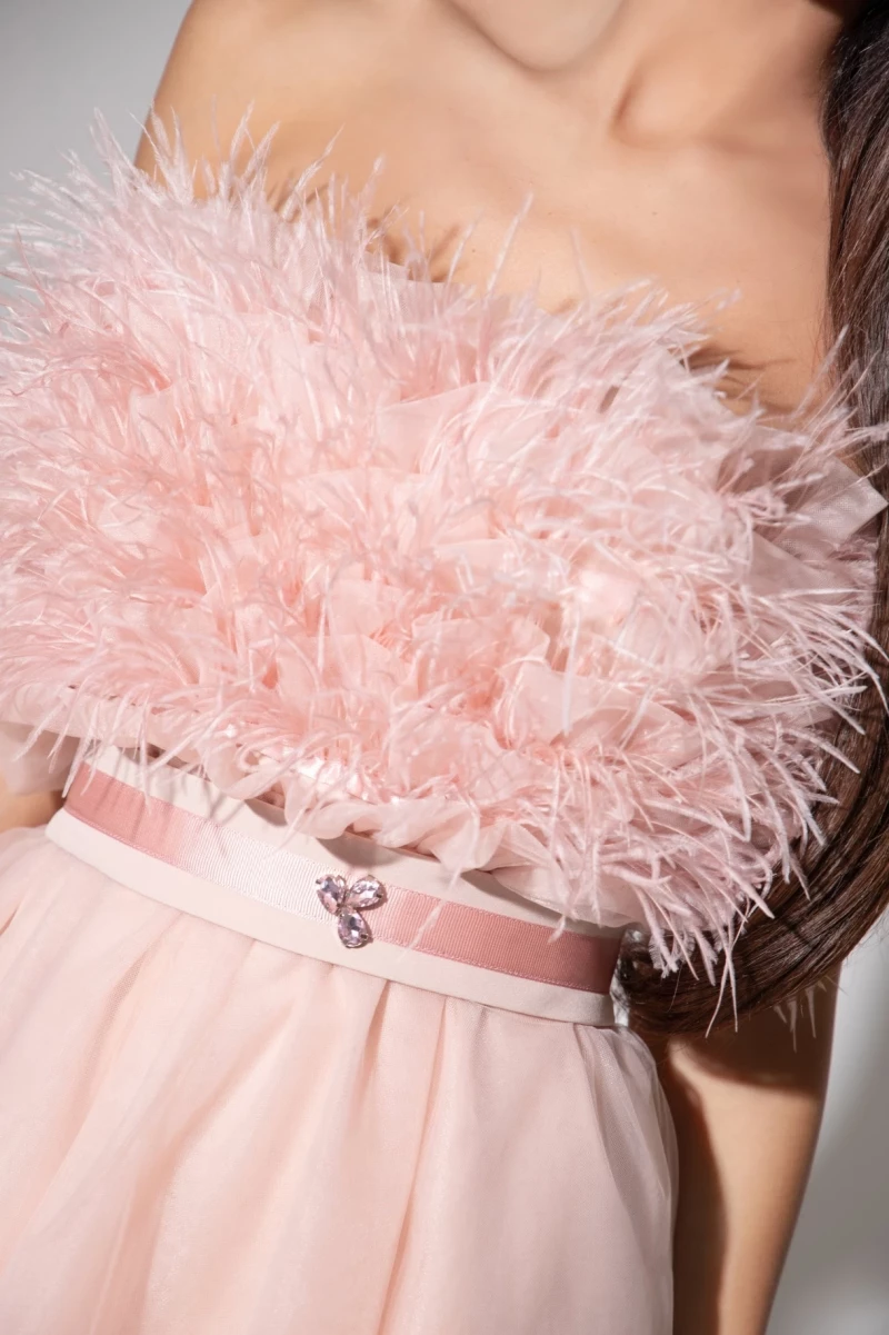 Thumbnail 2 of Рокля с пера "PINK ME"