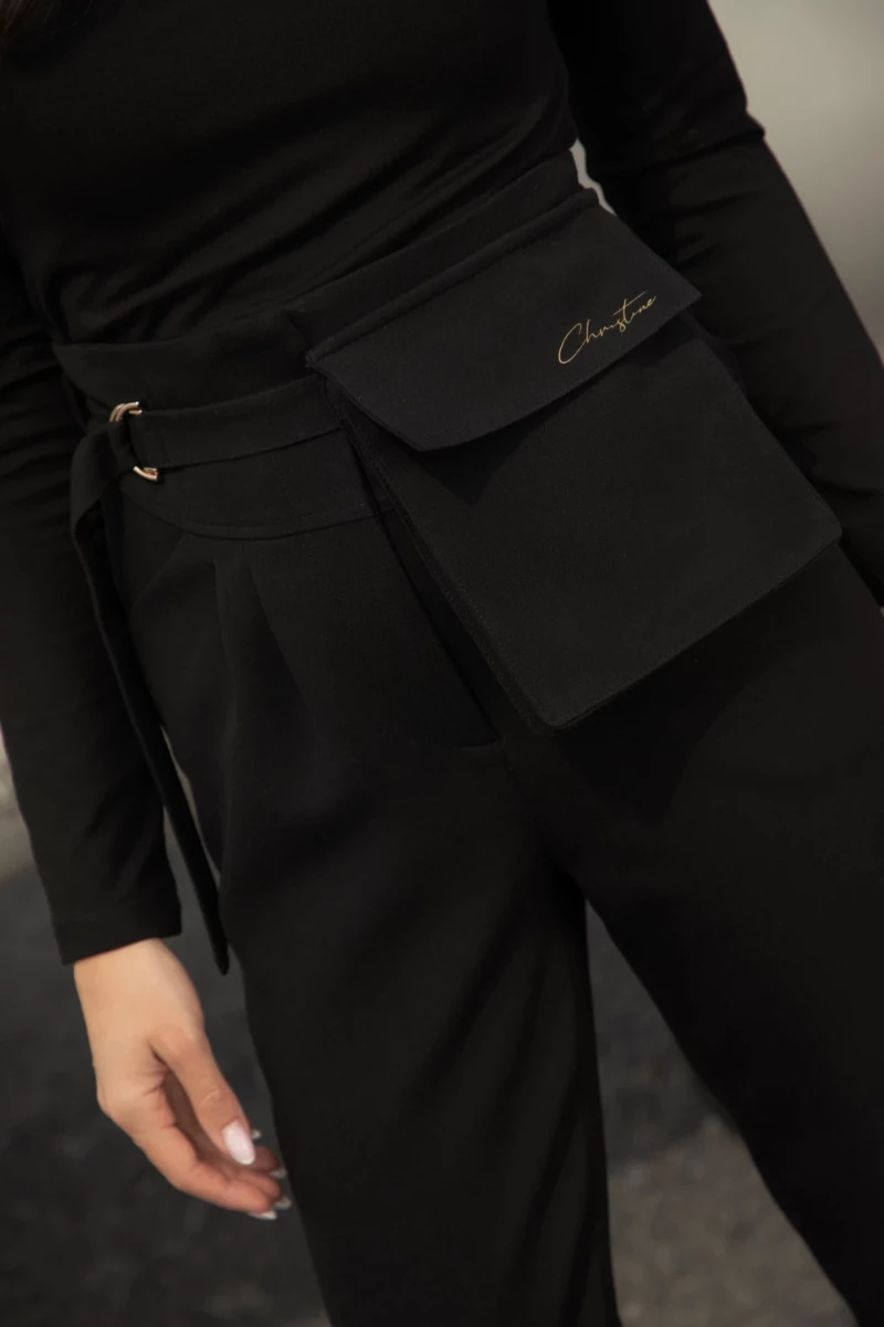 Thumbnail 6 of Черен панталон "ALLURE"