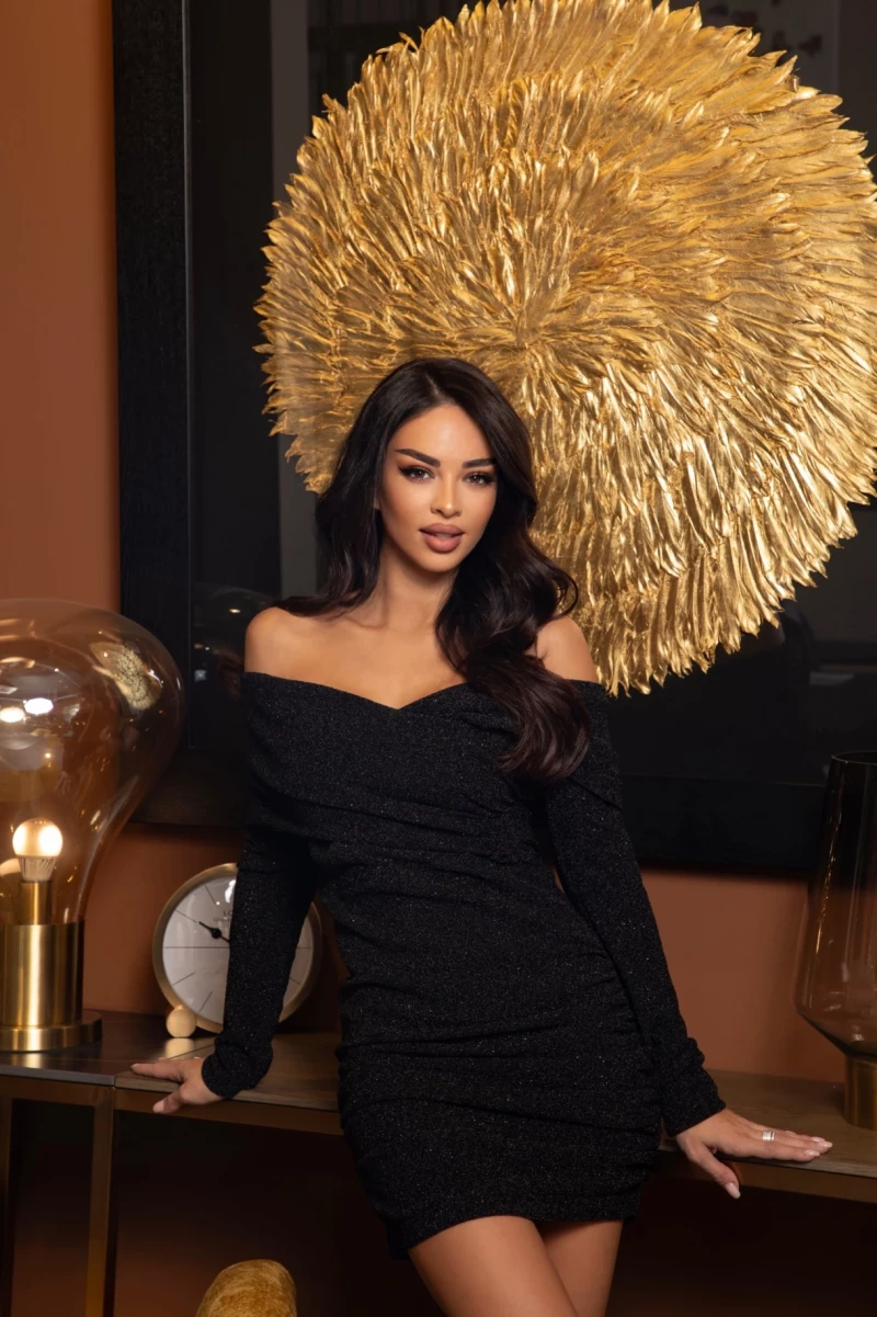 Thumbnail 6 of Черна рокля "CRYSTAL"