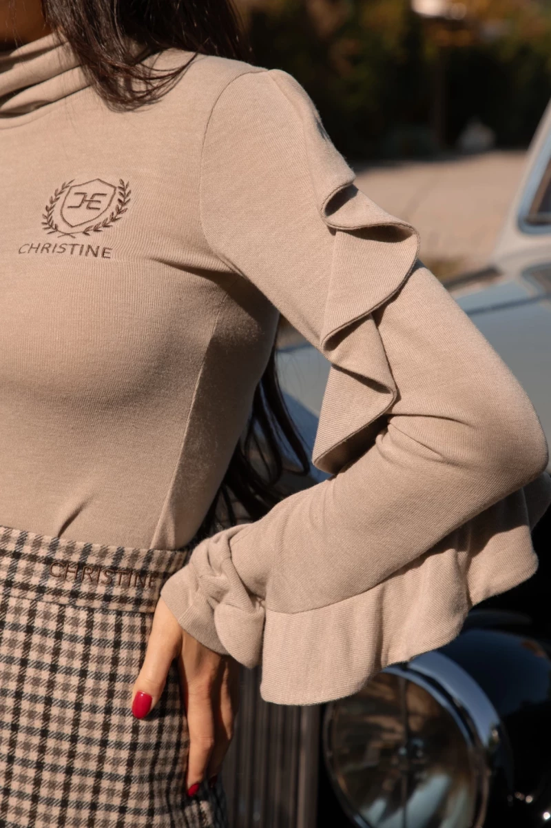 Thumbnail 2 of Поло в светлобежово "BELLE"