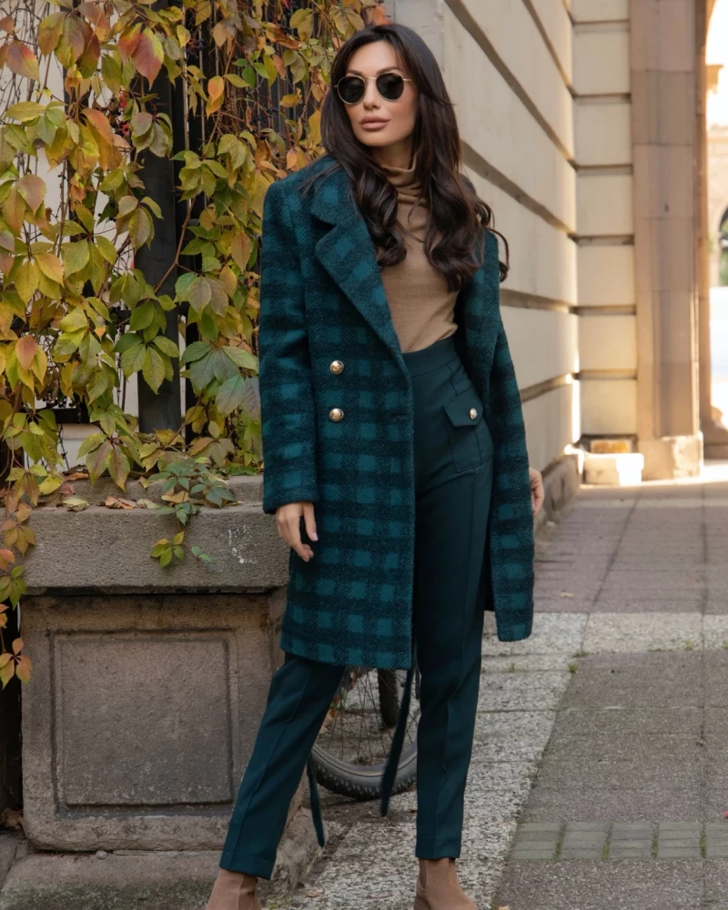 Thumbnail 4 of Тъмнозелен панталон "IDOLE"