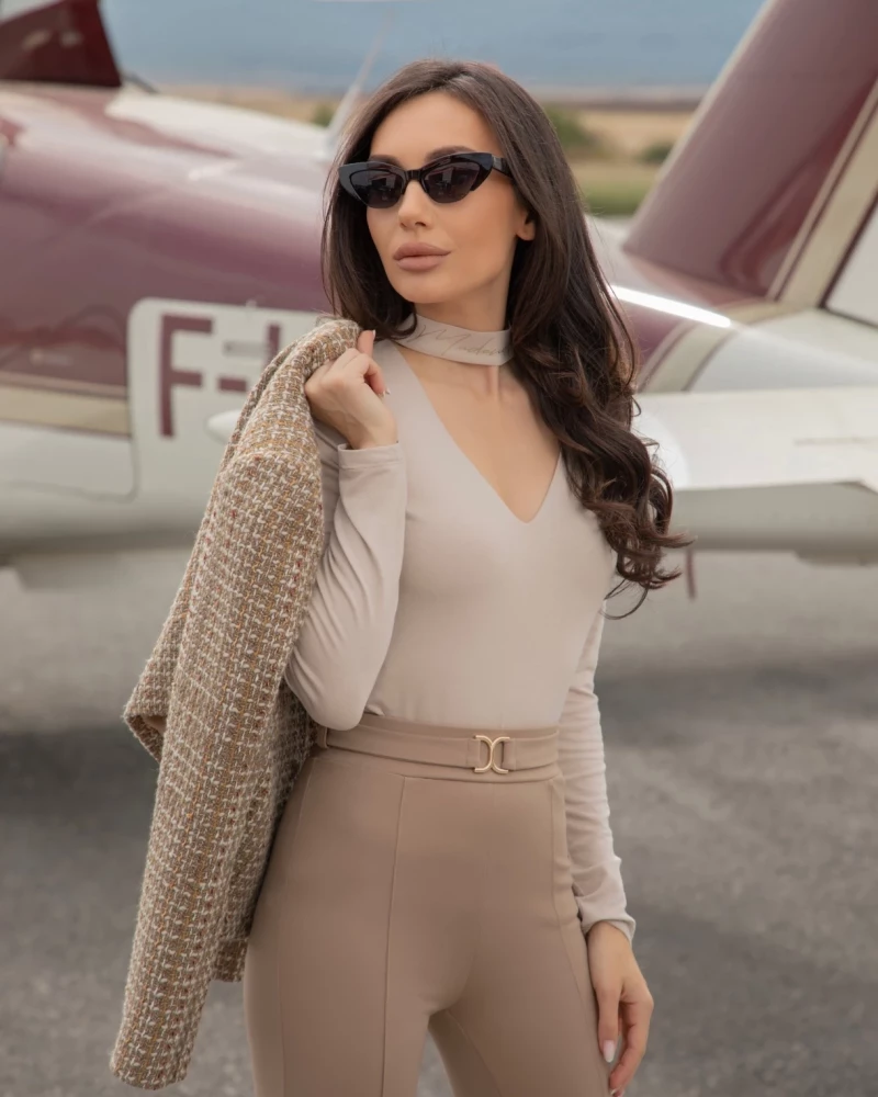 Thumbnail 3 of Бежова блузка "MADEMOISELLE'"