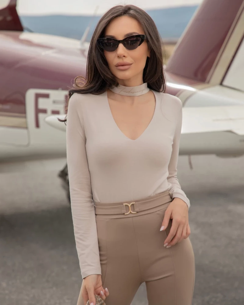 Thumbnail 2 of Бежова блузка "MADEMOISELLE'"