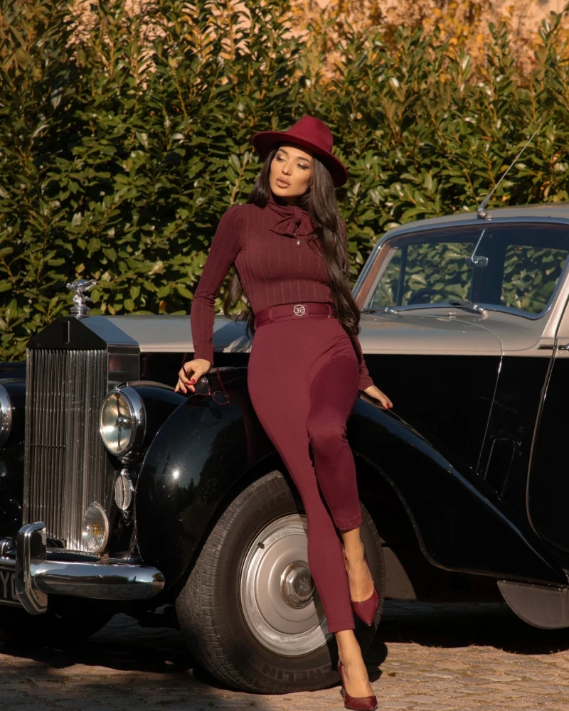 Thumbnail 3 of Блузка "BURGUNDY"