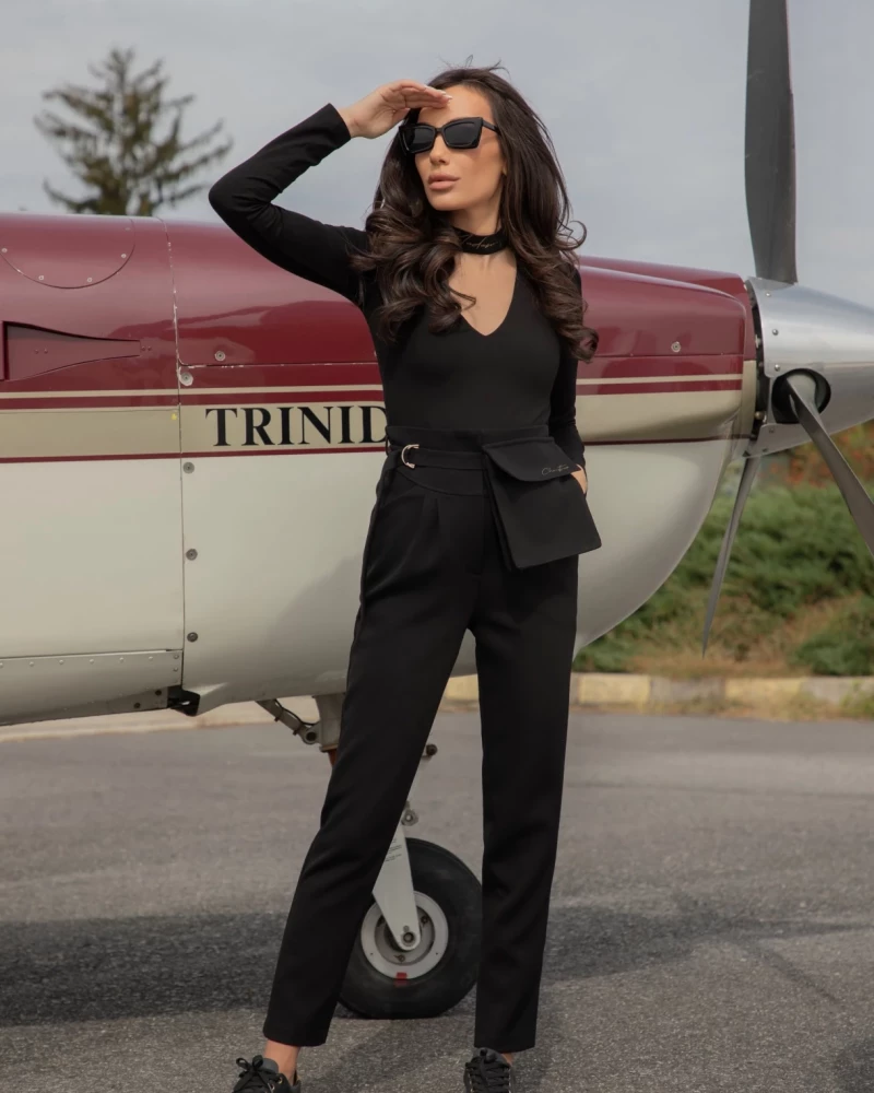 Thumbnail 3 of Черен панталон "ALLURE"