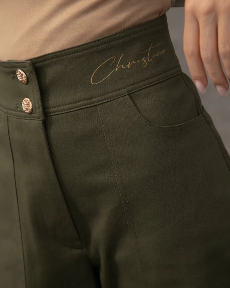 Thumbnail 4 of Зелен панталон "VOGUE"